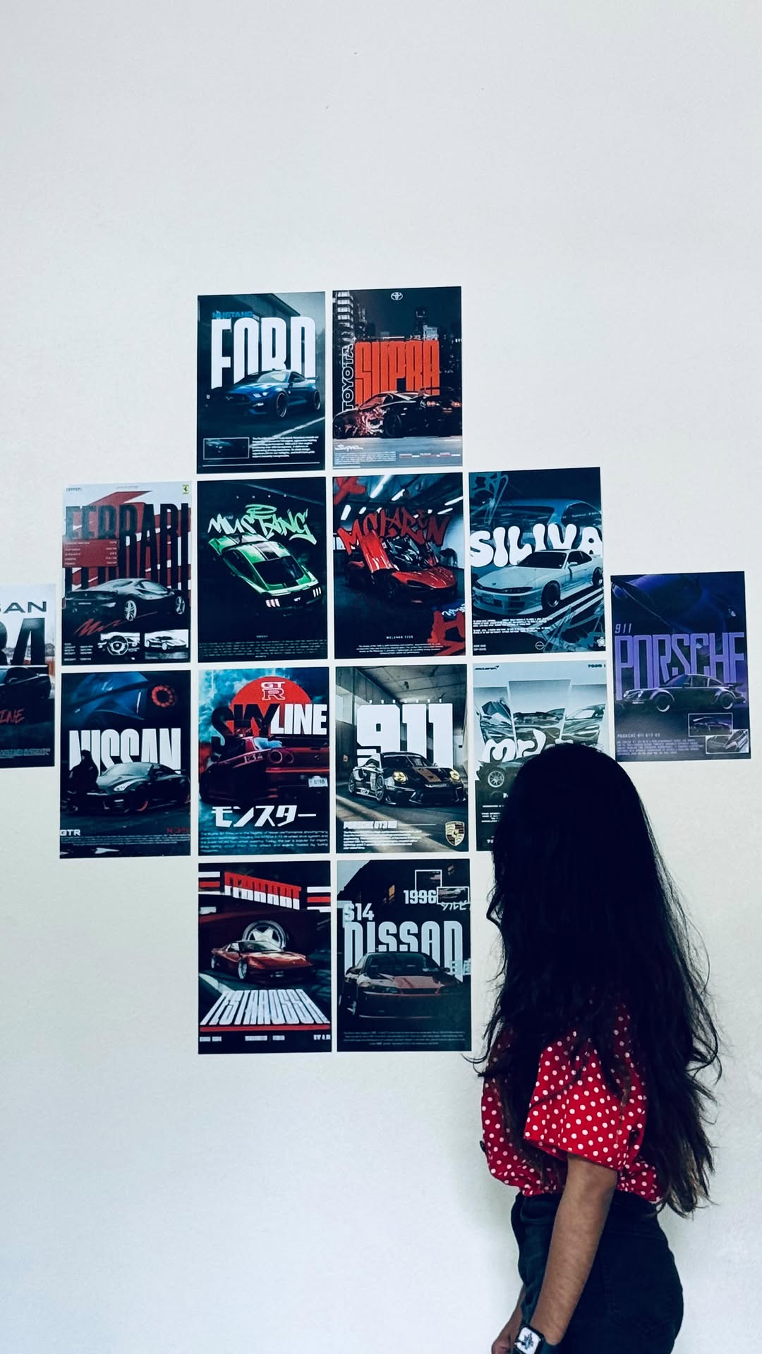 Premium Car Posters - 6Pcs