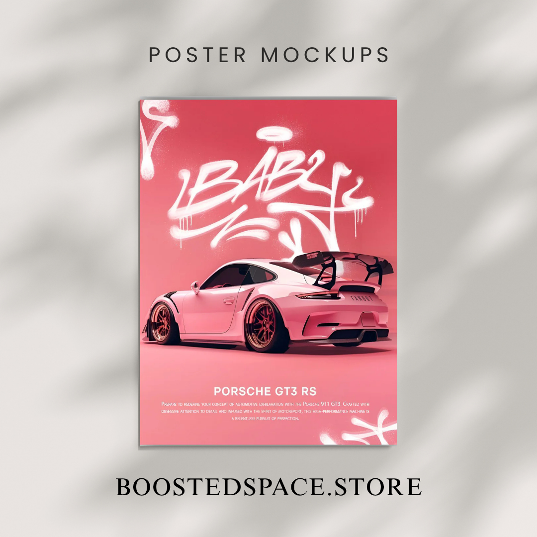 Premium Car Posters - 6Pcs